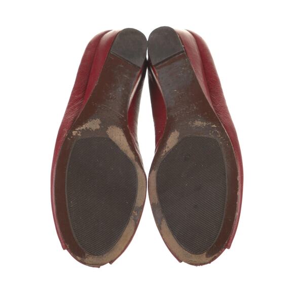 Marc Jacobs Vintage Patent Leather Pumps - Eu 40 Us 10 Red - Picture 5 of 5